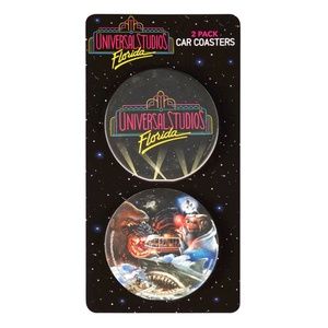 Universal Studios Retro Marquee 2-Pack Car Coasters
